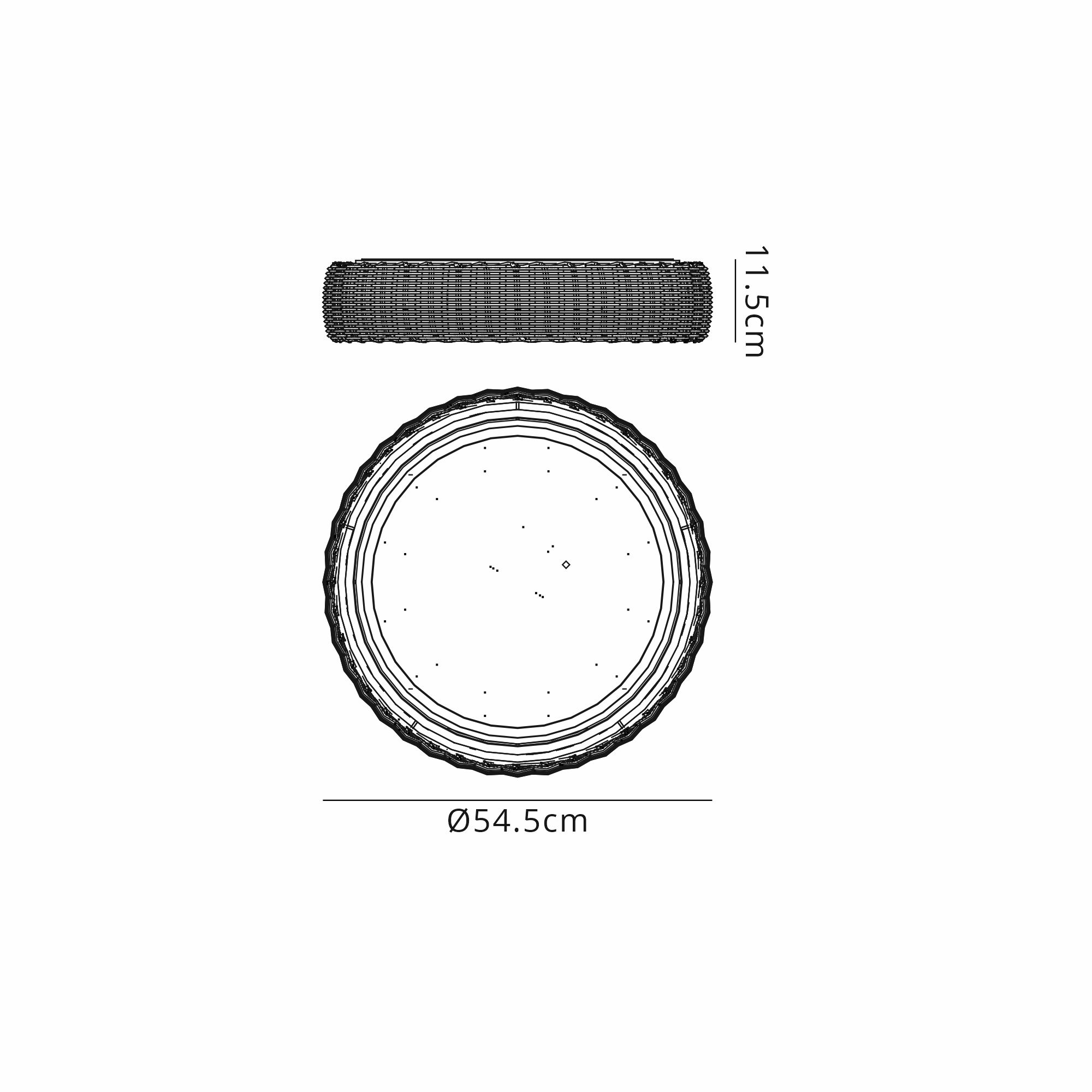 Kilimanjaro Ceiling Lights Mantra Flush Fittings